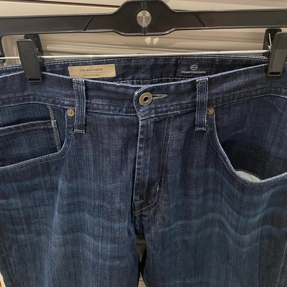 Ag The Matchbox Slim Straight Jeans Size 34 View 5